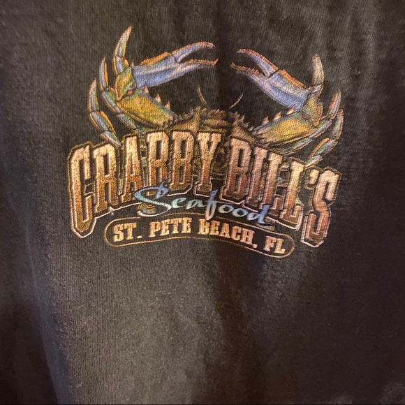Crabby Bill’s Seafood Restaurant T-Shirt - Picture 3 of 3